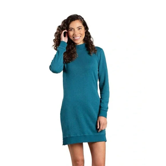 Green Toad&Co Dress Short, Large - Picture 1 of 3